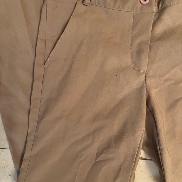 Woman’s/junior Tan Striped Pants - Picture 3 of 4